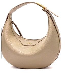 KEYLI Cream Shoulder Bag Water-resistant, zipper top, inside pockets, like New!